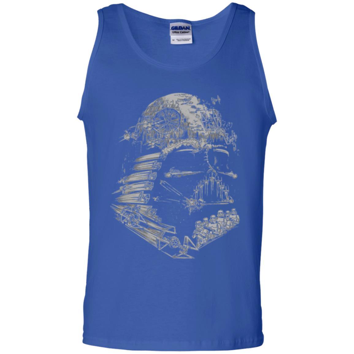 Film T-shirt Star Wars Darth Vader Build The Empire Graphic Royal