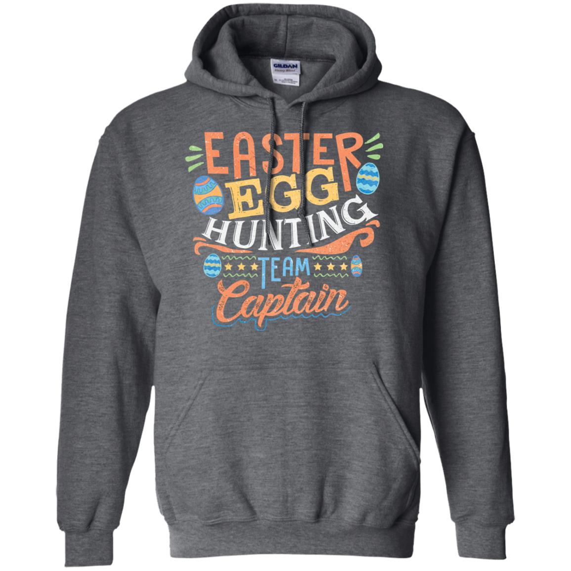 Easter Egg Hunting Team Captain Paschasunday Easter T-shirt Dark Heather