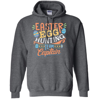 Easter Egg Hunting Team Captain Paschasunday Easter T-shirt Dark Heather