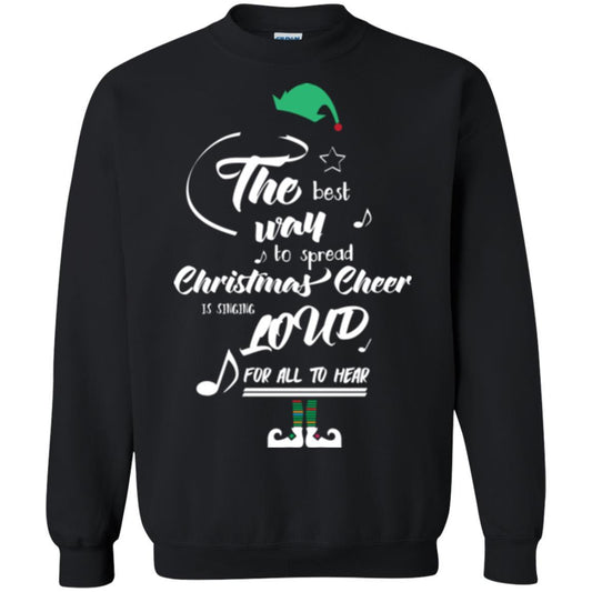 Christmas T-shirt The Best Way To Spread Black