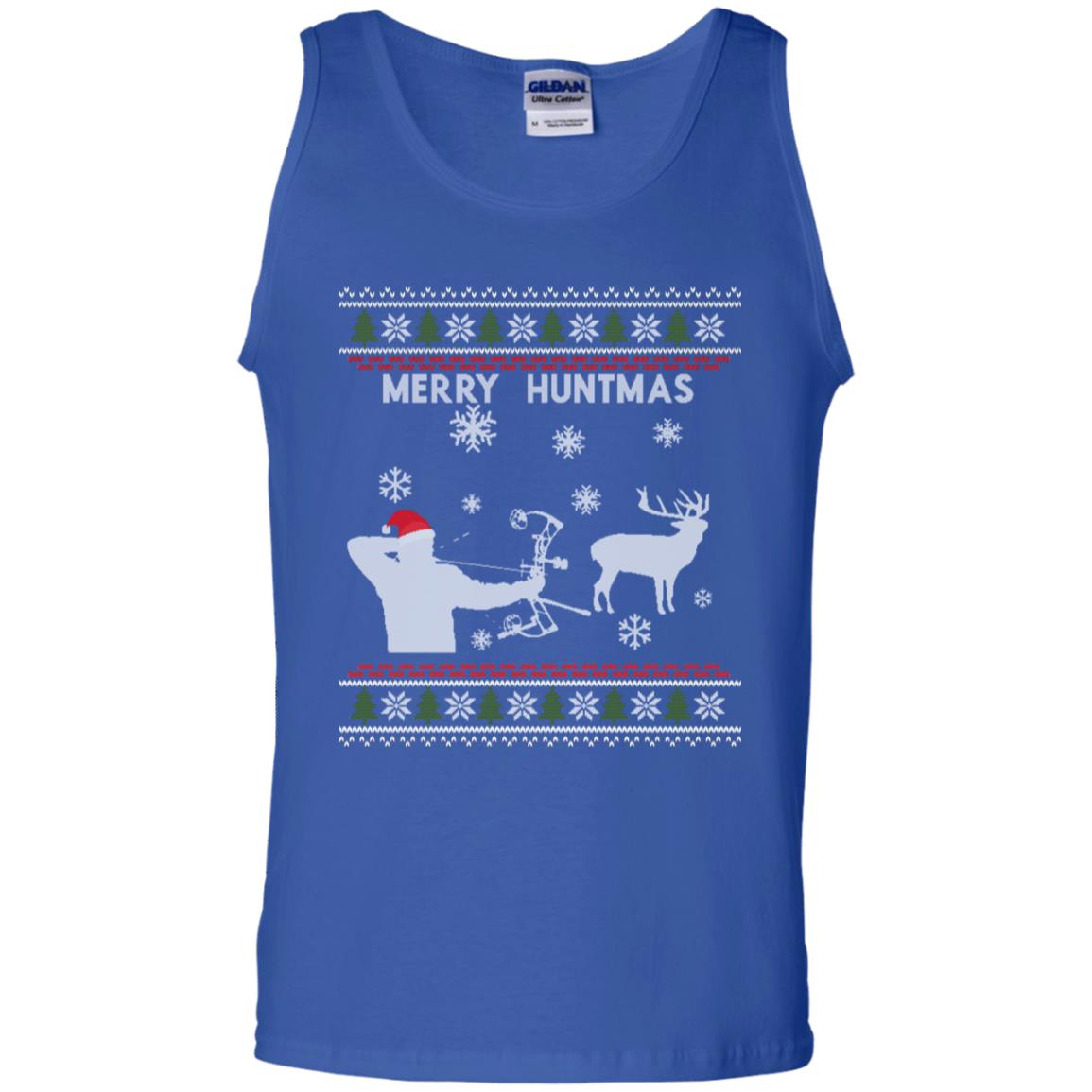 Hunting Christmas X-mas Gift Shirt For Mens Royal