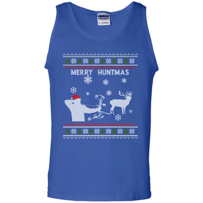 Hunting Christmas X-mas Gift Shirt For Mens Royal