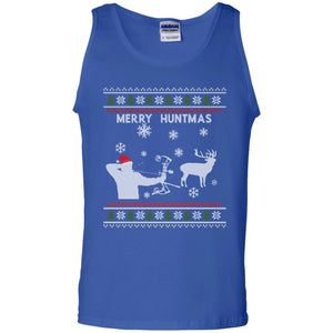 Hunting Christmas X-mas Gift Shirt For MensG220 Gildan 100% Cotton Tank Top