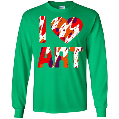 Artist T-shirt I Love Art Irish Green