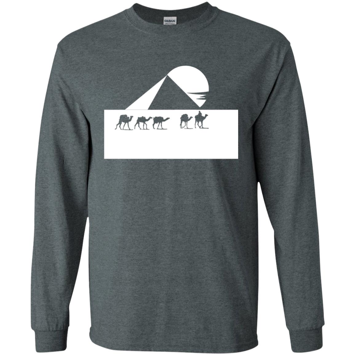 Egyptian Great Pyramid Of Giza T-shirt Dark Heather