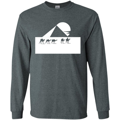 Egyptian Great Pyramid Of Giza T-shirt Dark Heather