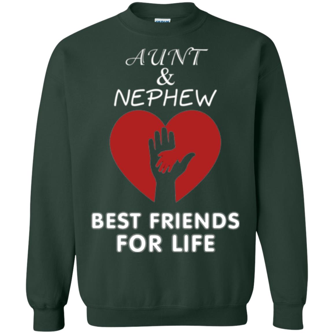 Family T-shirt Aunt And Nephew Best Friends For Life Forest Green