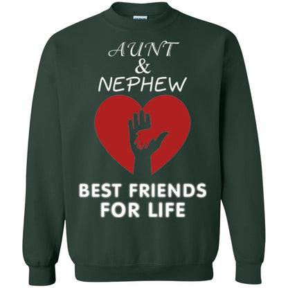 Family T-shirt Aunt And Nephew Best Friends For Life Forest Green
