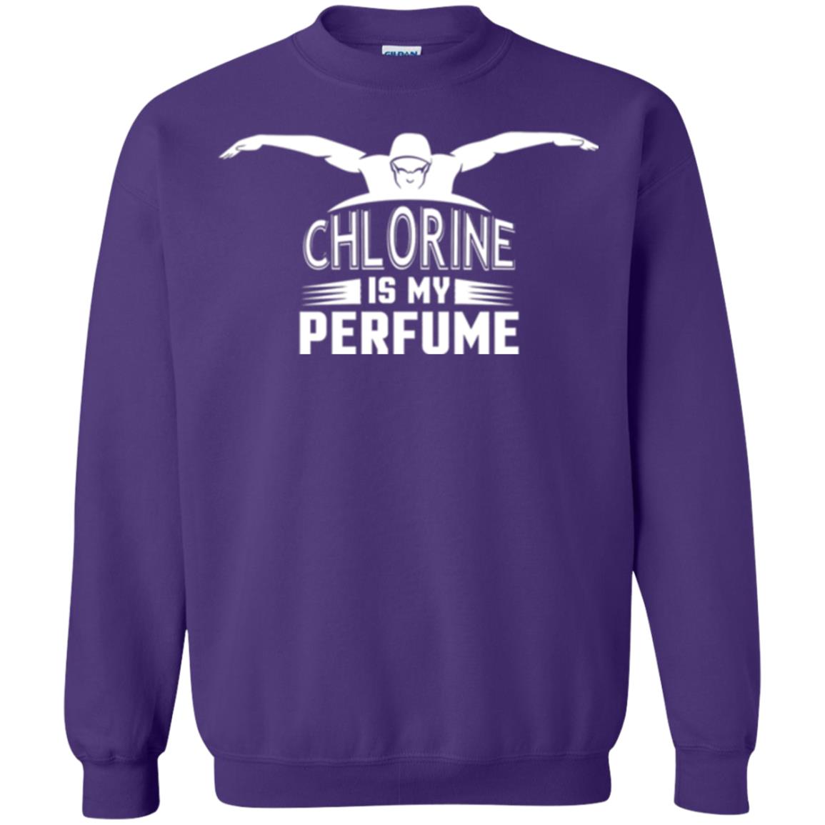 Swimmer T-shirt Chloring Is My Perfume T-shirt Purple