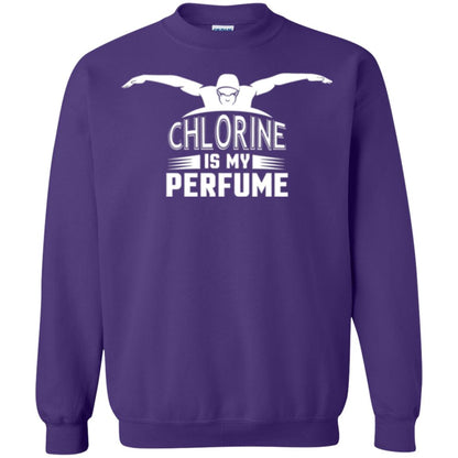 Swimmer T-shirt Chloring Is My Perfume T-shirt Purple