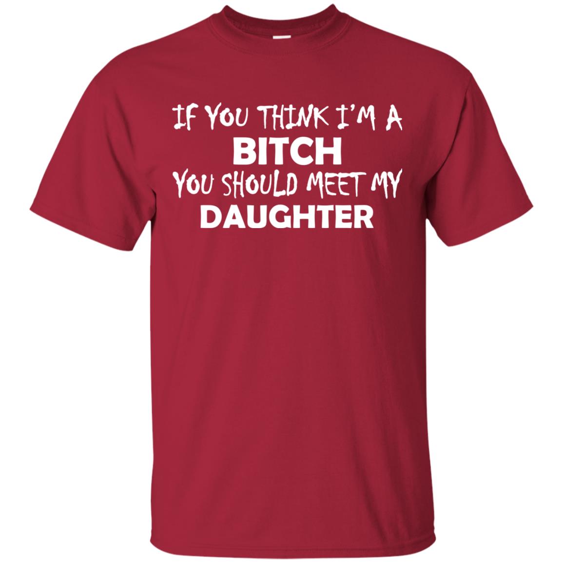 You Should Meet My Daughter Parents Shirt Cardinal