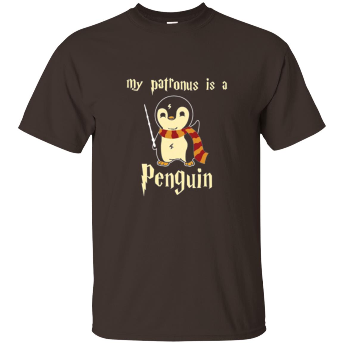 Penguin Lovers T-shirt My Patronus Is A Penguin Hot Dark Chocolate