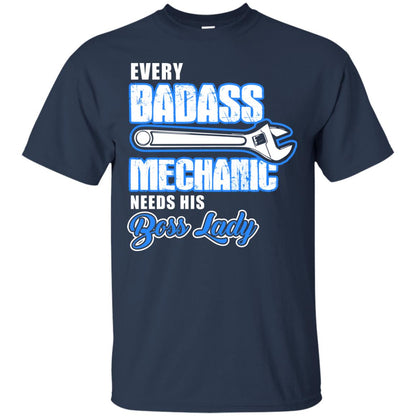 Every Badass Mechanic Needs His Boss Lady Shirt Navy