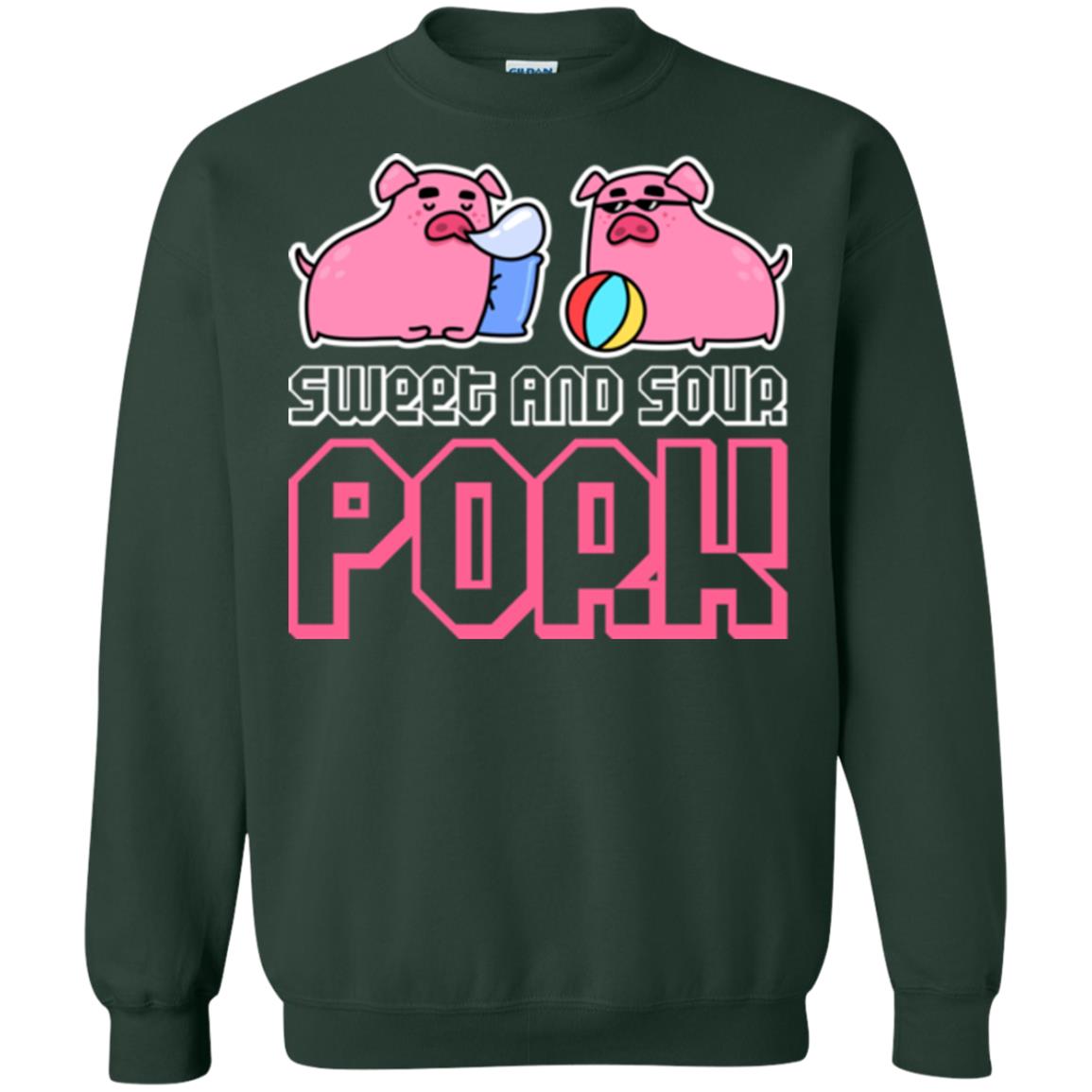 Food Lover T-shirt Sweet And Sour Pork Forest Green