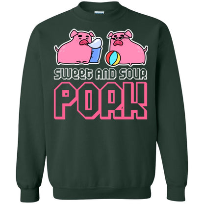 Food Lover T-shirt Sweet And Sour Pork Forest Green