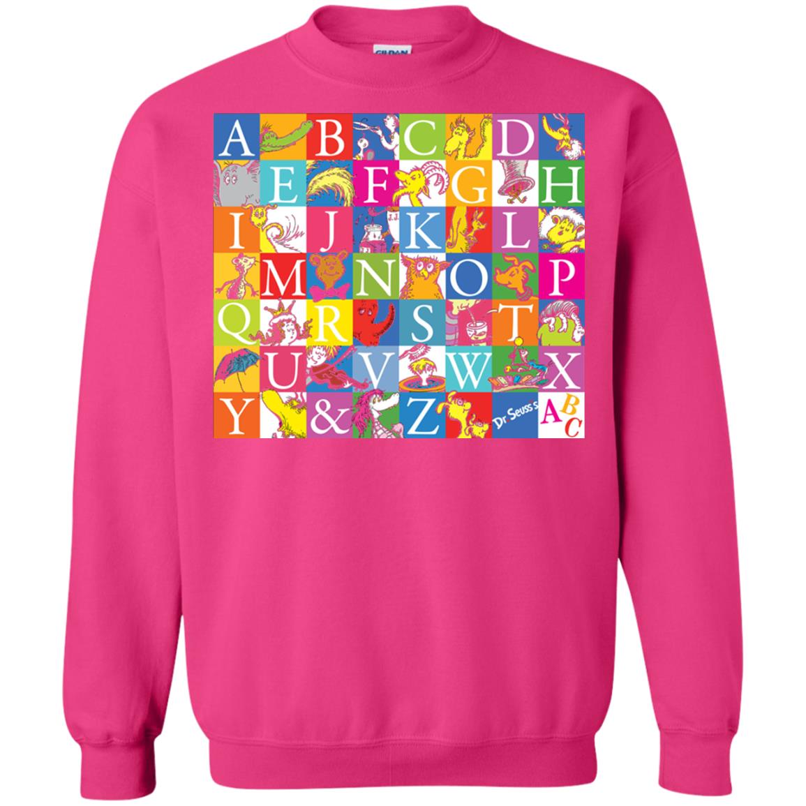 Dr. Seuss A To Z Gift Shirt For Funny Man Heliconia
