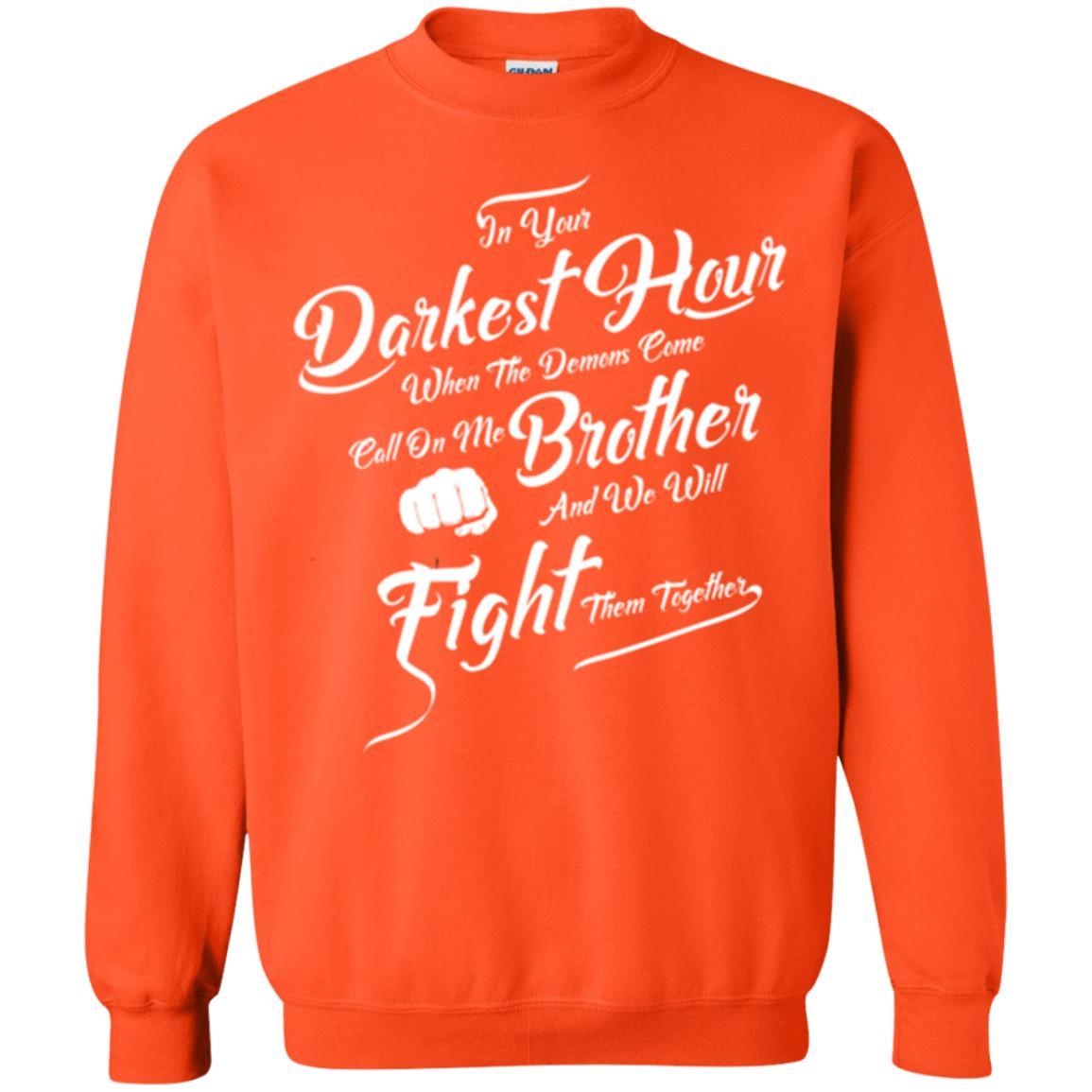 Family T-shirt In Your Darkest Hour Orange