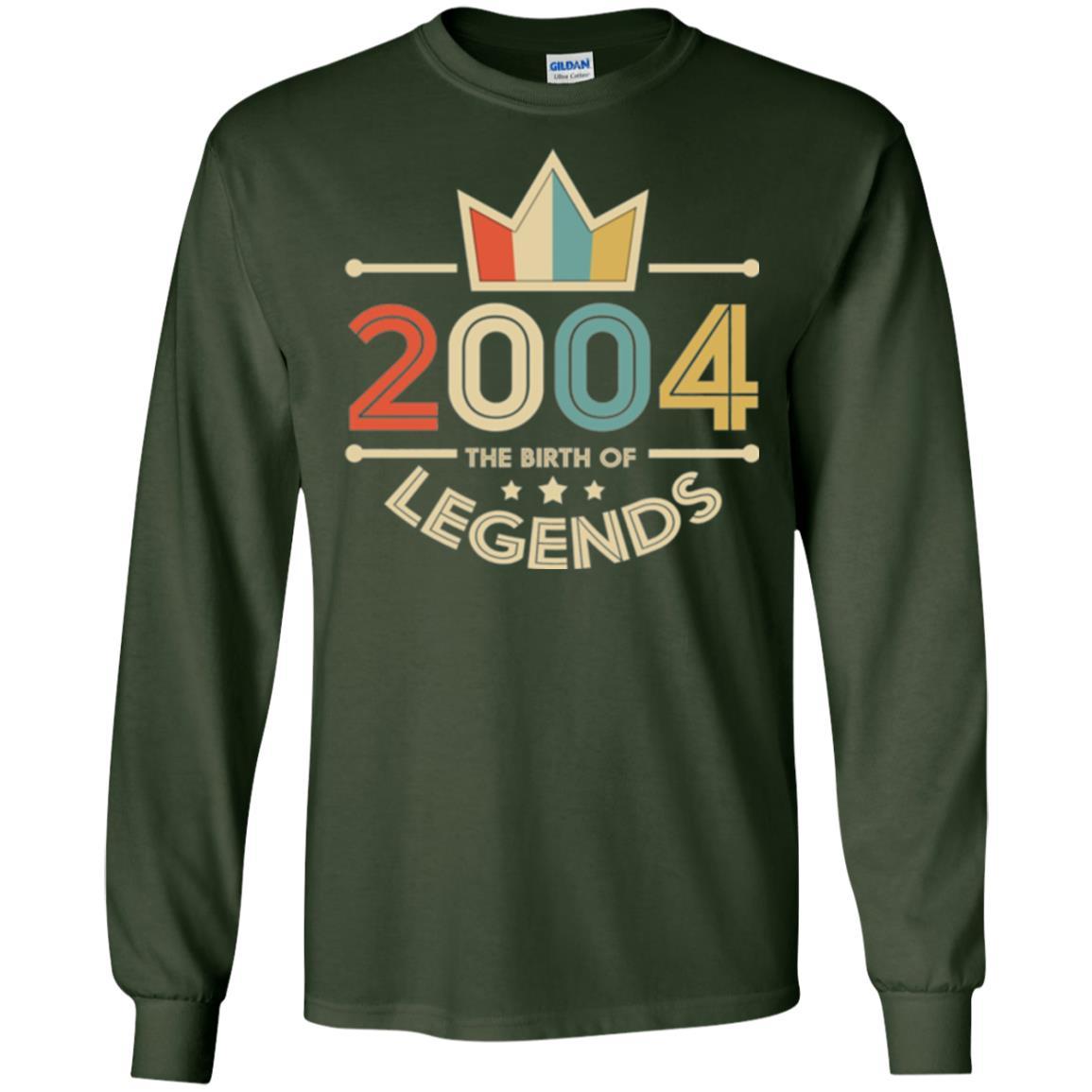 Christmas T-shirt Vintage 2004 The Birth Of Legends