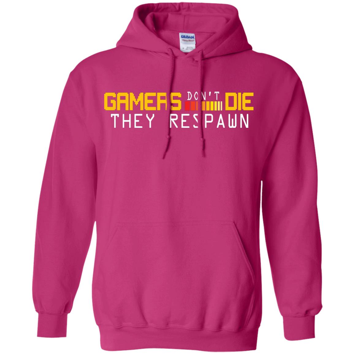Gamers Don’t Die They Respawn Best T-shirt For Gamer Heliconia