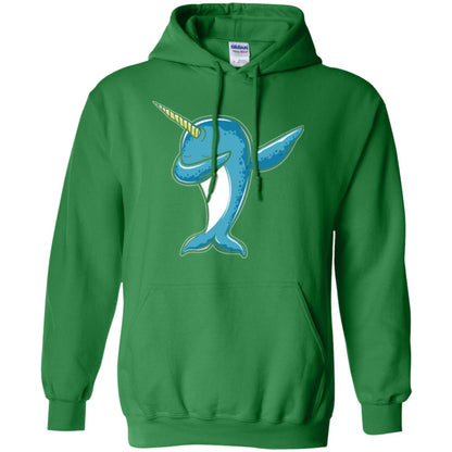 Dabbing Narwhal T-shirt Irish Green