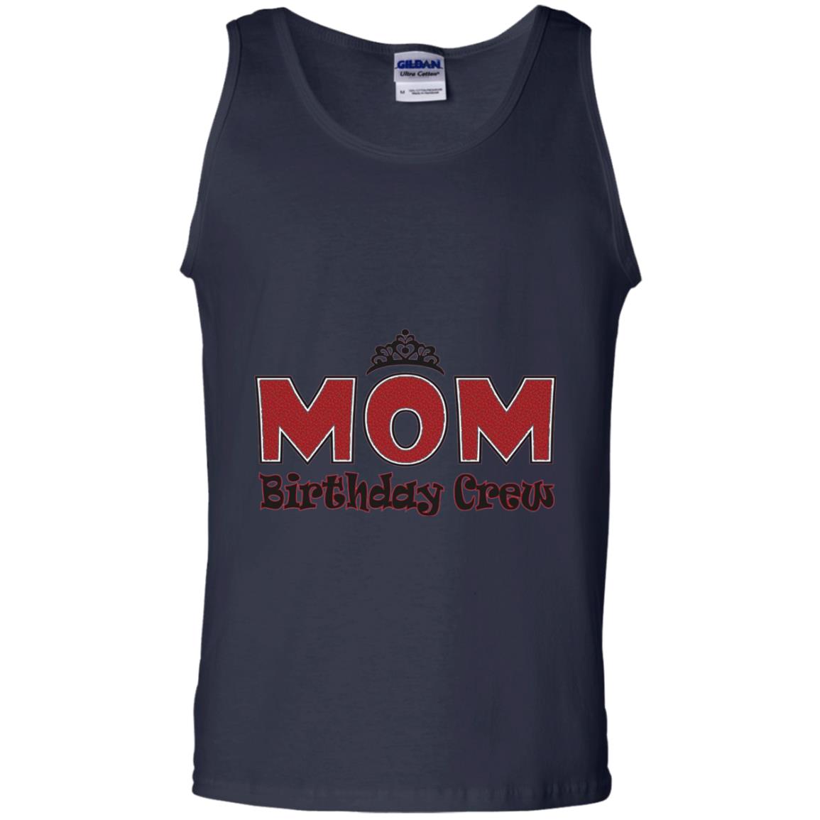 Mom Birthday Crew T-shirt Birthday Party Navy