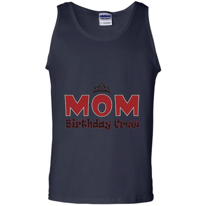 Mom Birthday Crew T-shirt Birthday Party Navy