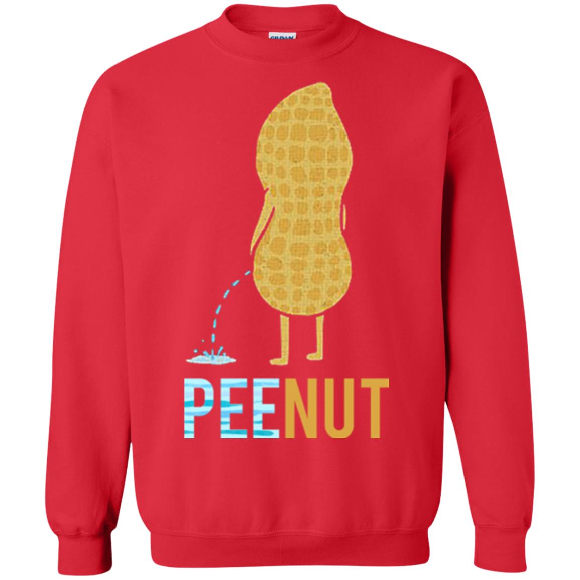 Funny Peenut Gift Shirt For Cool Boys Red