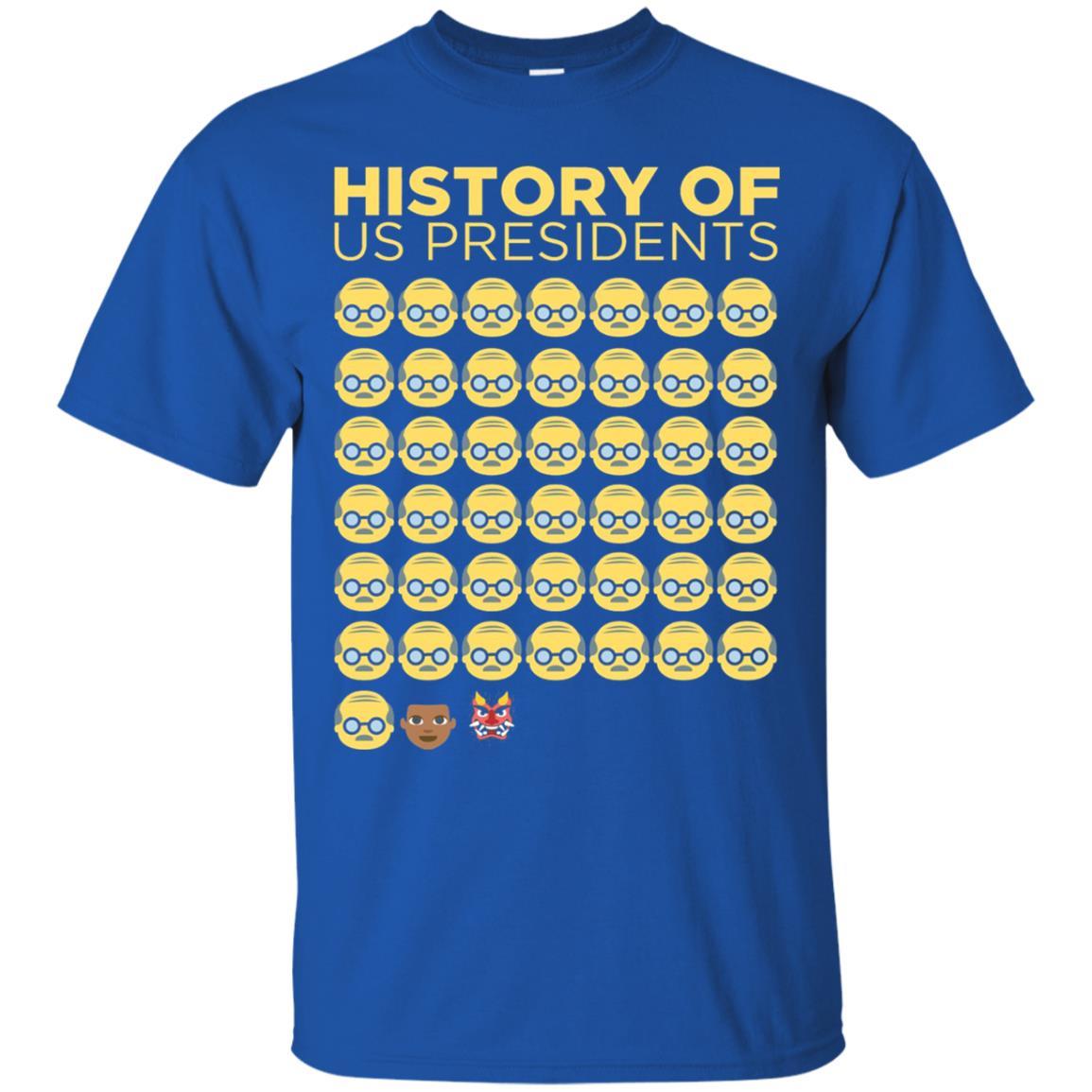 Anti Trump T-shirt History Of Us Presidents Royal