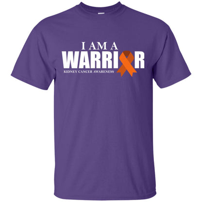 Kidney Cancer Awareness T-shirt I Am A Warrior Kidney Cancer Awareness Purple