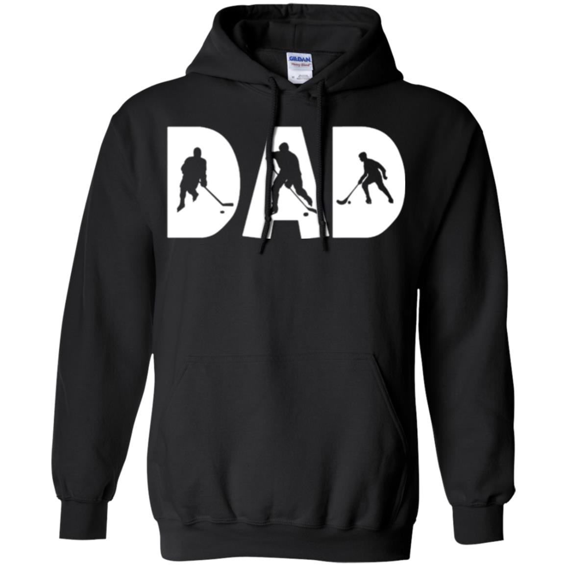 Daddy T-shirt Hockey Lover Black