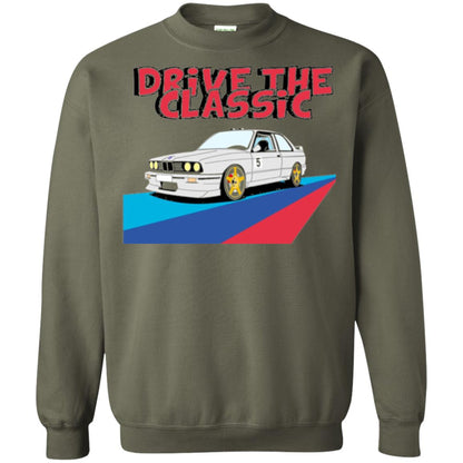 Classic Drive Vintage Collectors Bmw Lovers T-shirt Military Green