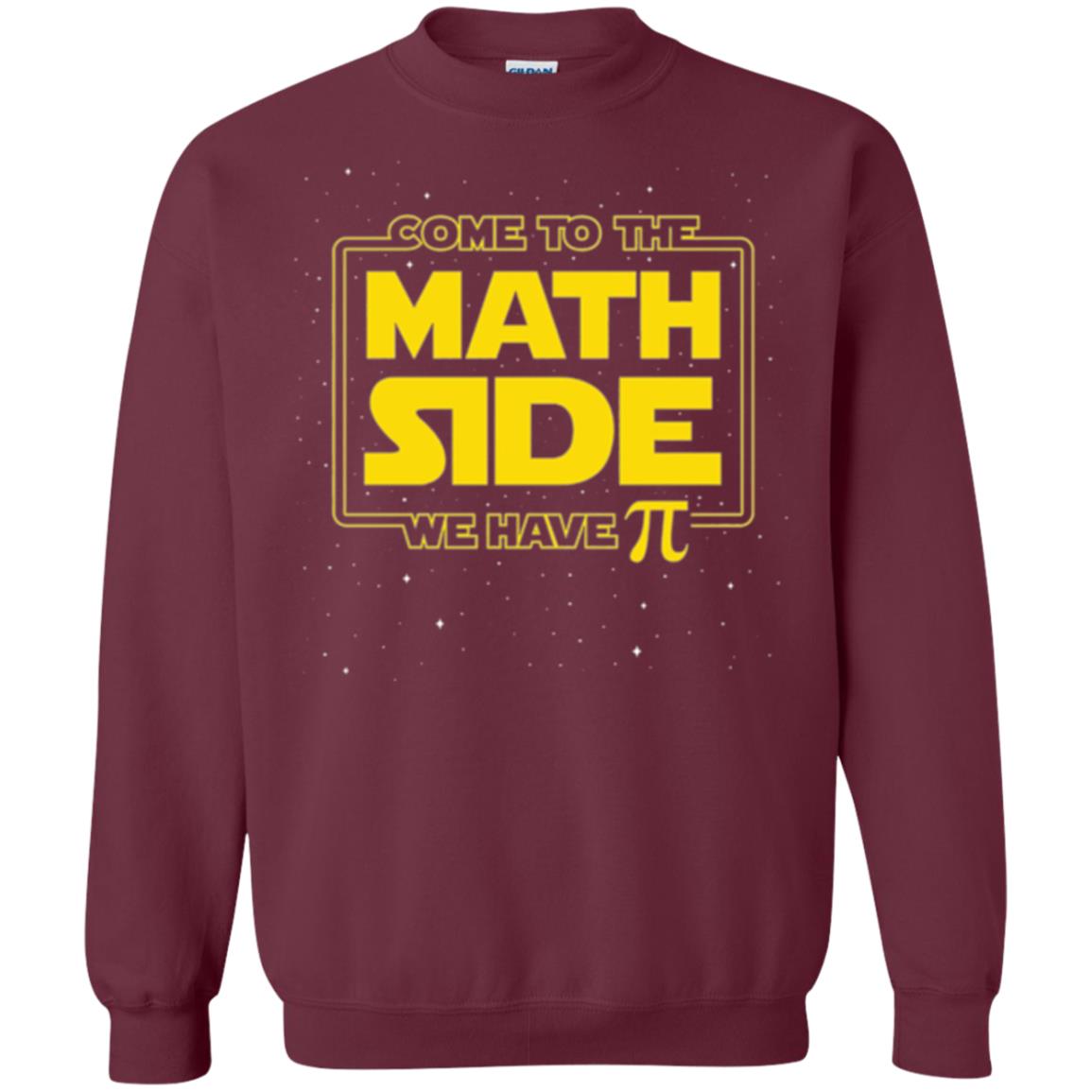 Math Lovers T-shirt Come To The Math Side We Have Pi Maroon