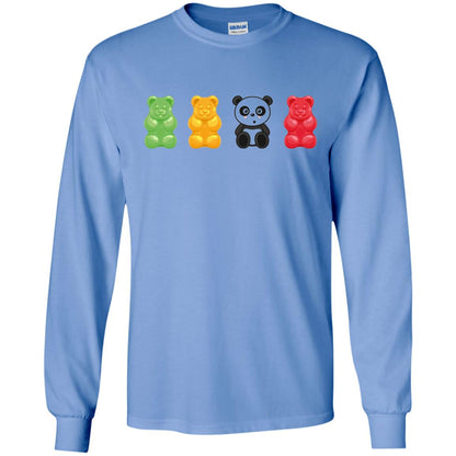 Bear Lover T-shirt Cute Panda Candy Bear Carolina Blue