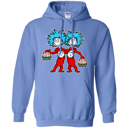 Dr. Seuss Thing 1 Thing 2 Easter Egg T-shirt Carolina Blue