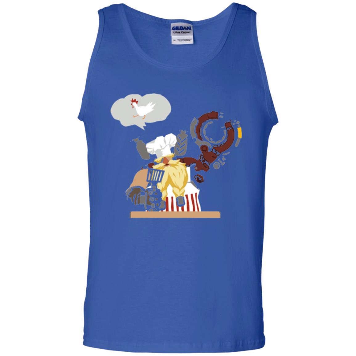 Overwatch Torbjorn Chef Spray T-shirt Royal