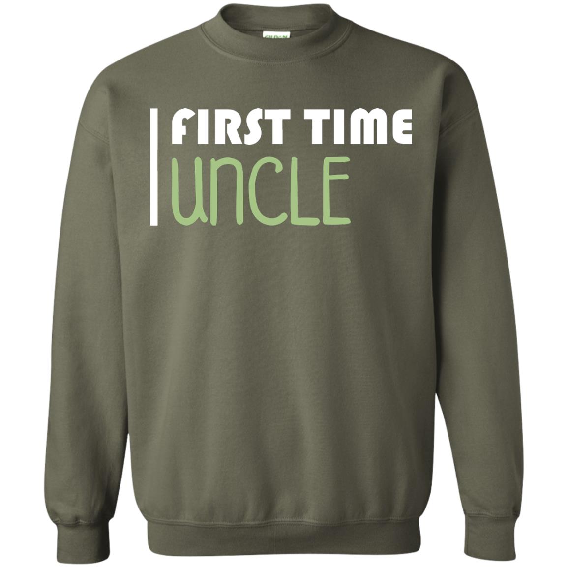 First Time Uncle New Uncle Shirt Military Green