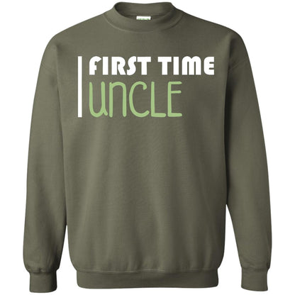 First Time Uncle New Uncle Shirt Military Green