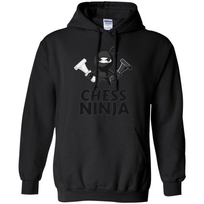 Funny Chess Ninja T-shirt Black