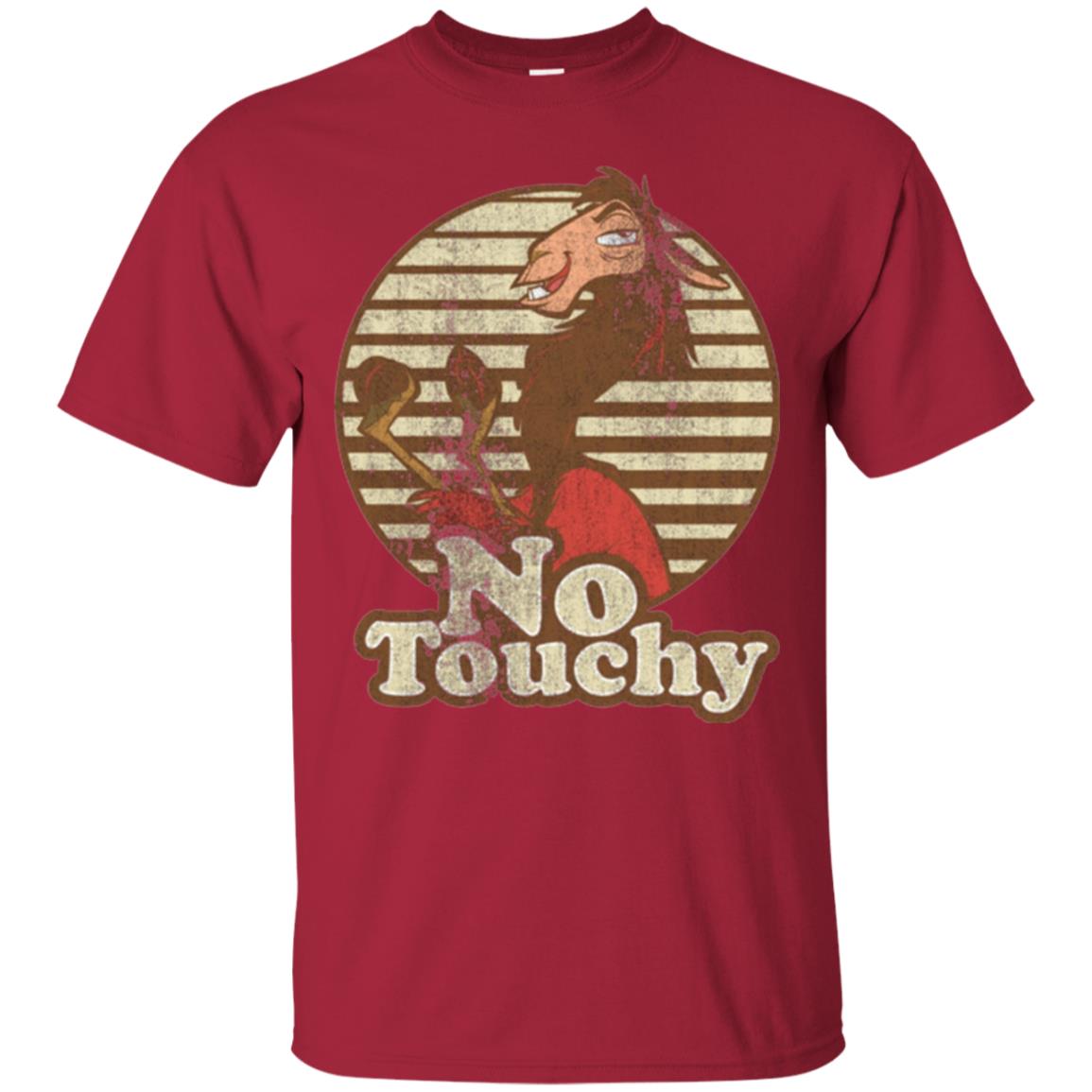 Llama T-shirt No Touchy Cardinal