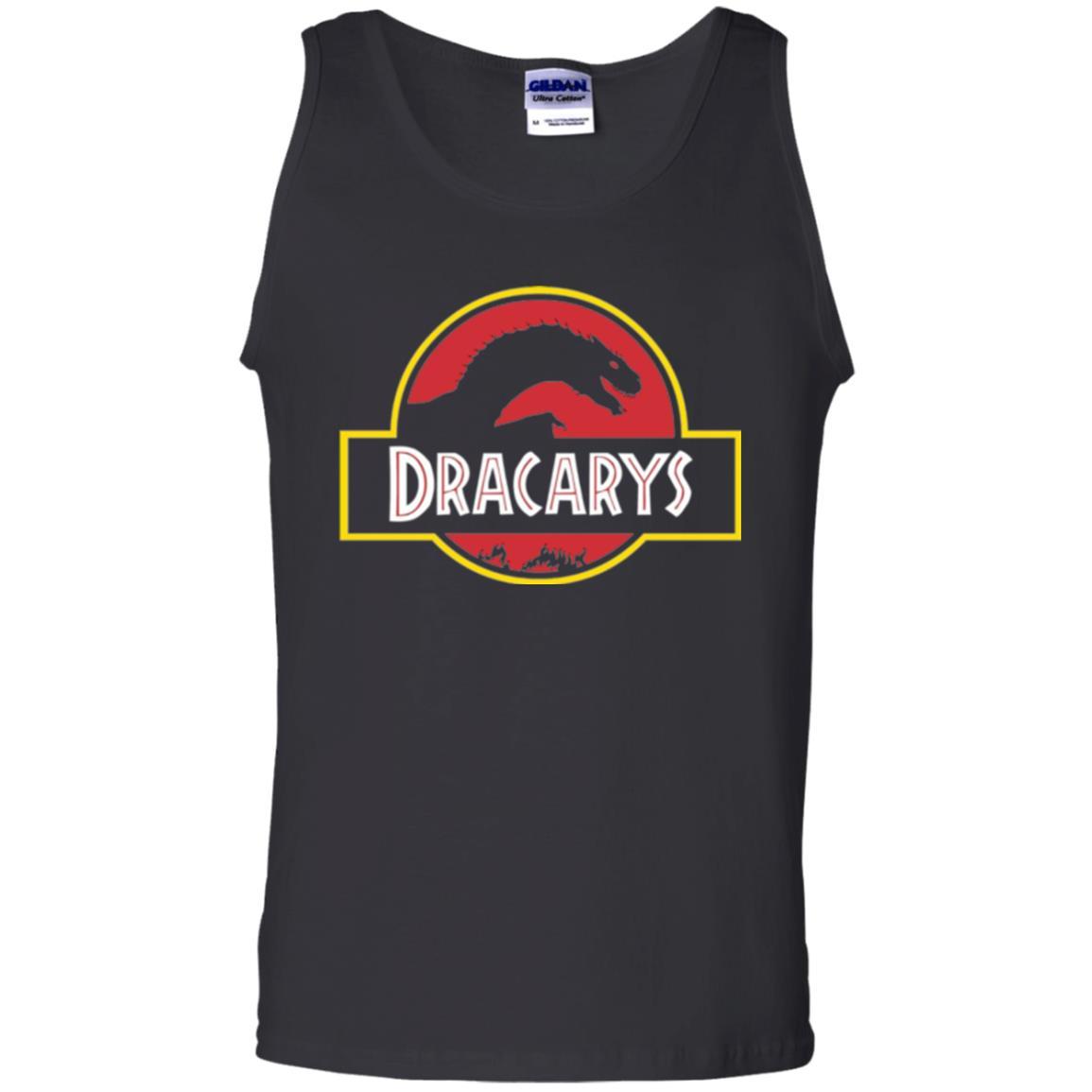 Dinosaur T-shirt Dracarys Dragon Parody Black