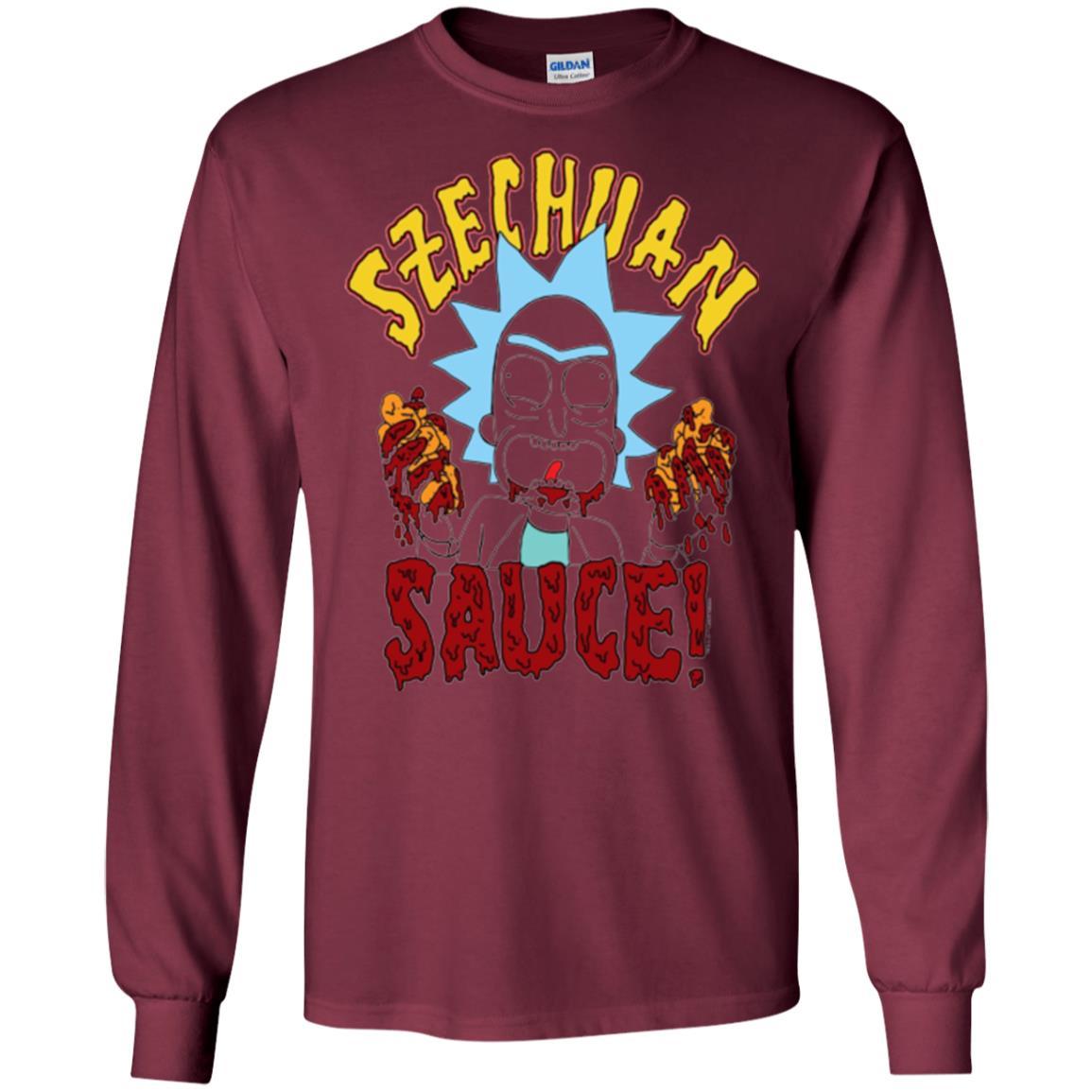 Film T-shirt Szechuan Sauce T-shirt Maroon