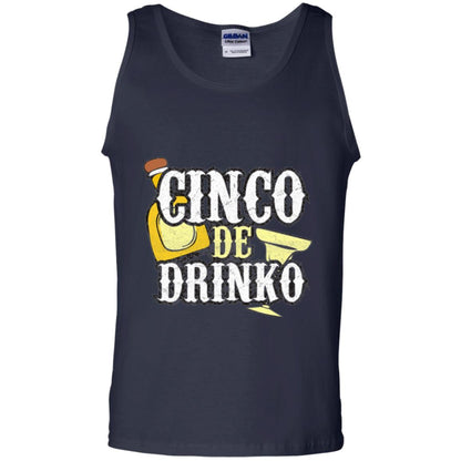 Funny Cinco De Mayo Drinko Celebration T-shirt Navy