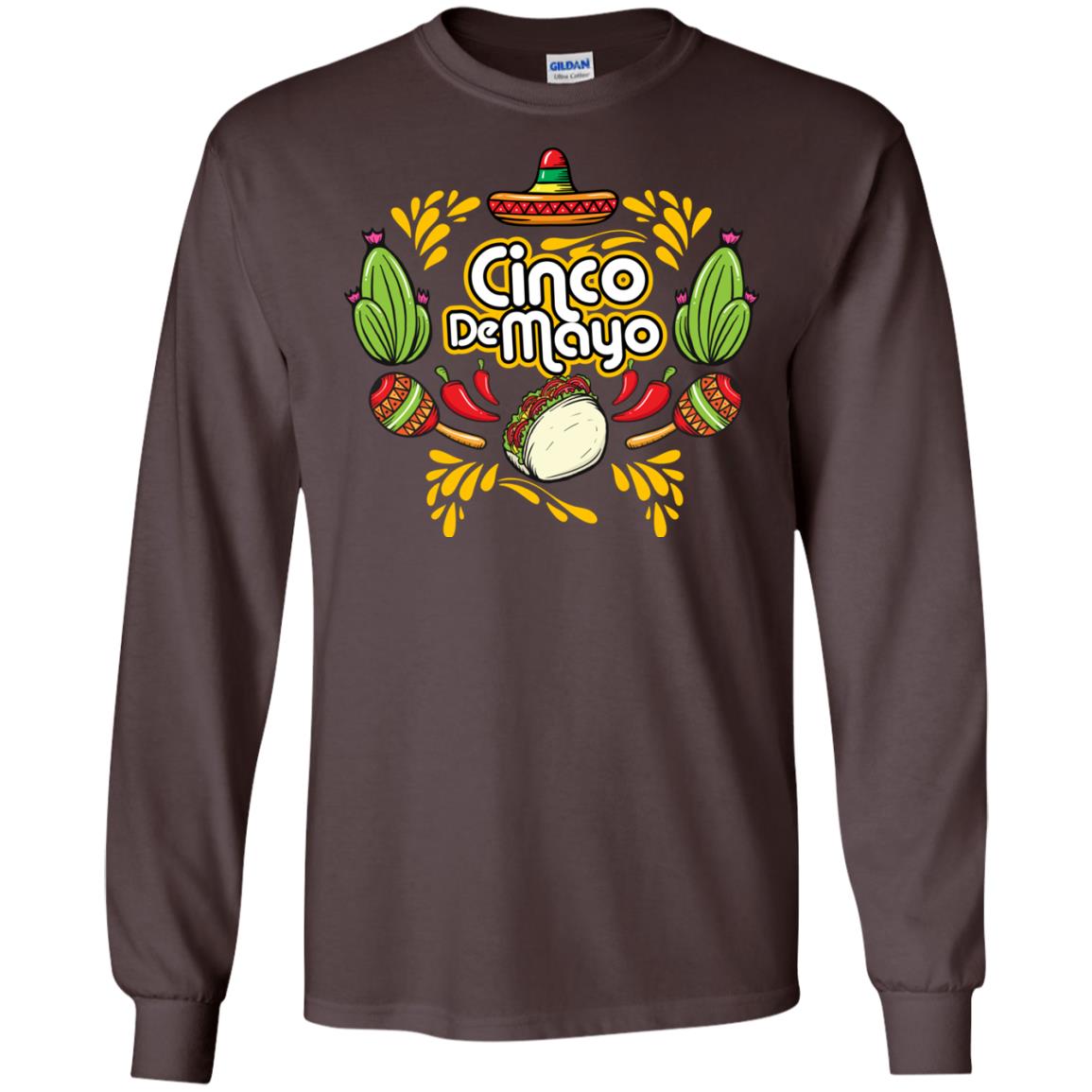 Mexican Festival Cinco De Mayo Shirt Dark Chocolate