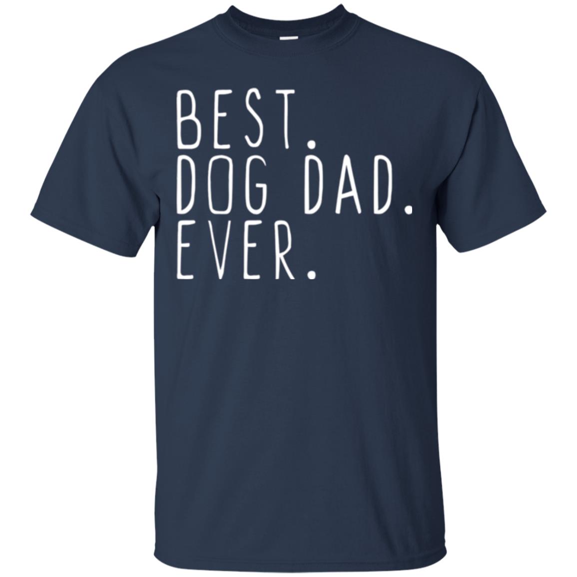 Best Dog Dad Ever T-shirt Navy