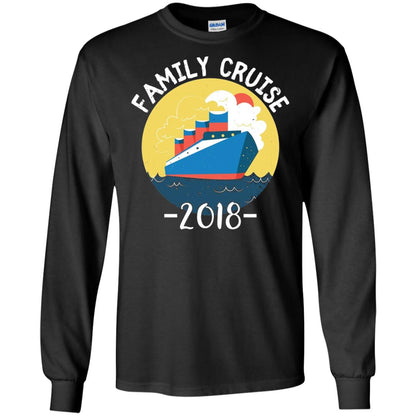 Summer Holiday T-shirt Family Cruise 2018 Black