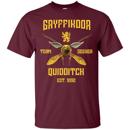 Gryffindor Quiddith Team Seeker Est 1092 Harry Potter ShirtG200 Gildan Ultra Cotton T-Shirt