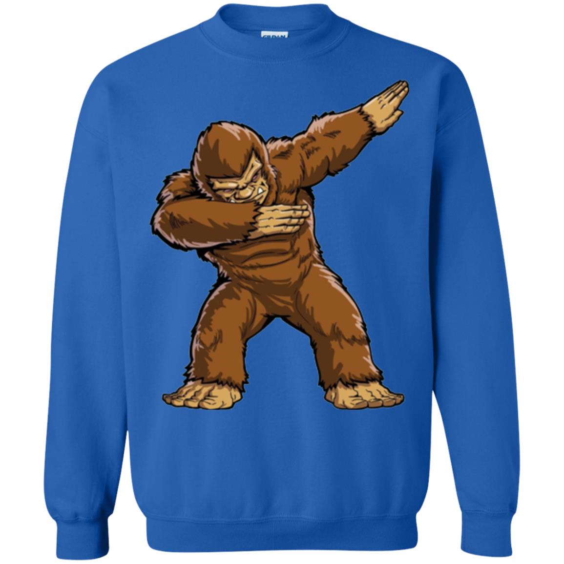 Monkey T-shirt Bigfoot Sasquatch Dabbing Royal