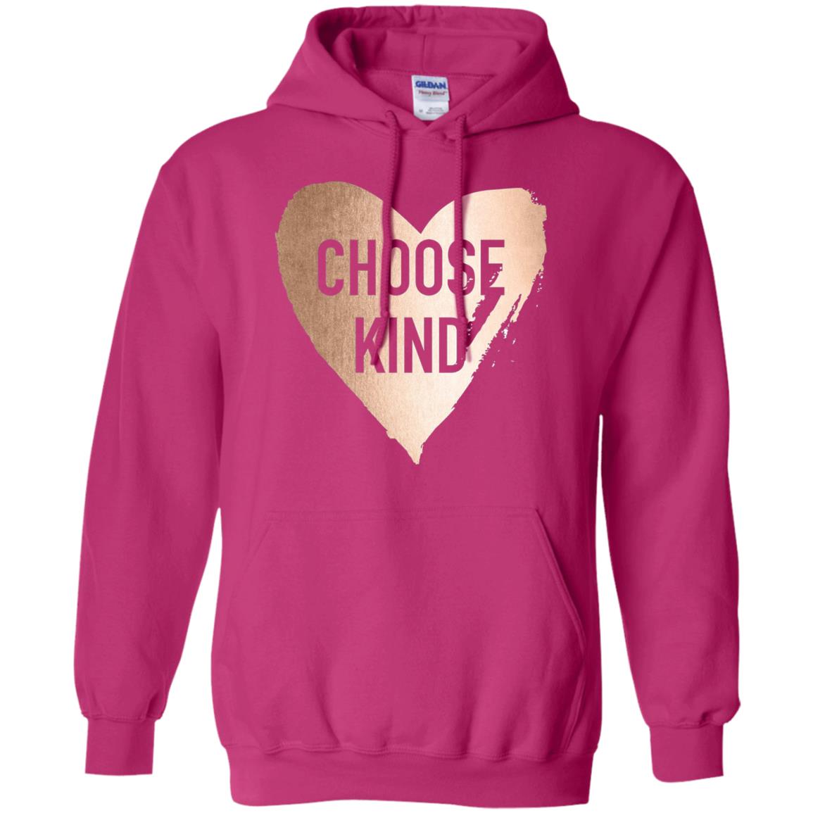 Choose Kind Anti Bullying Rose Gold T-shirt Heliconia