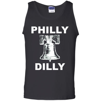 Football T-shirt Philly Dilly With Liberty Bell And Crack Philadelphia Black