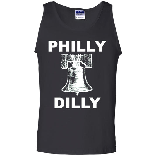Football T-shirt Philly Dilly With Liberty Bell And Crack Philadelphia Black